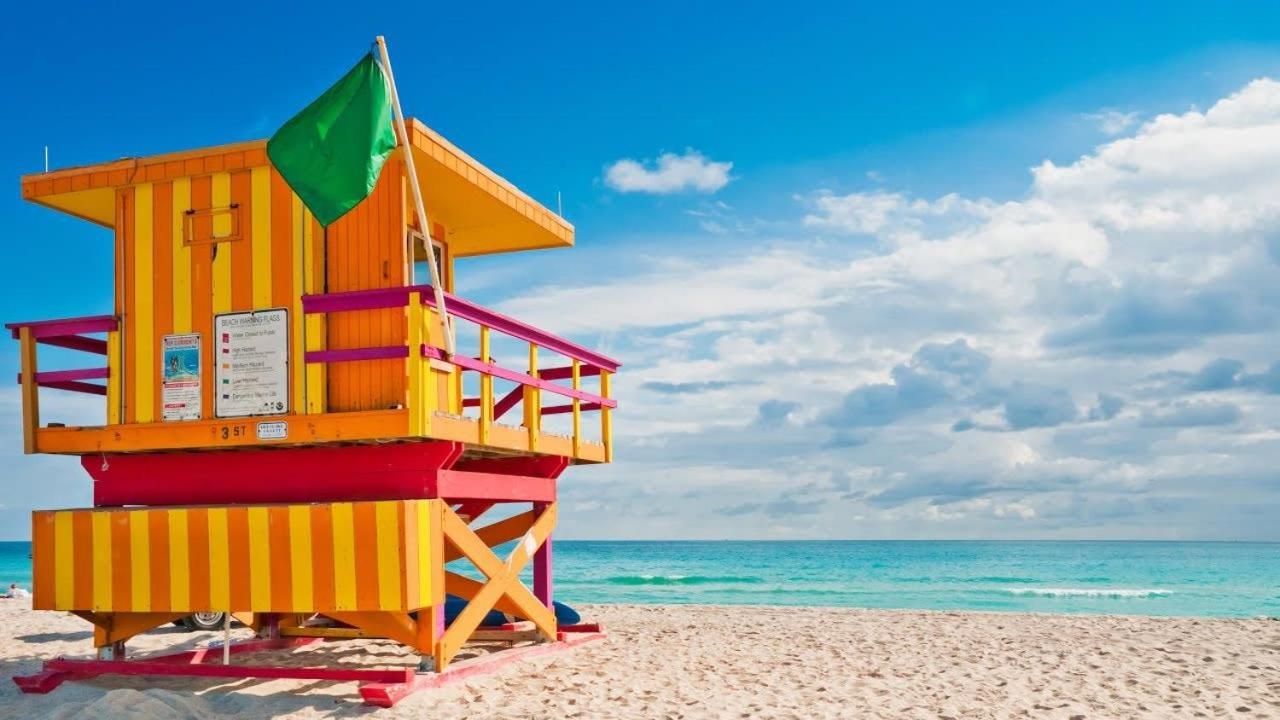South Beach Free Parking Family & Pet Friendly Walk To Beach & Bay Маямі-Біч Екстер'єр фото